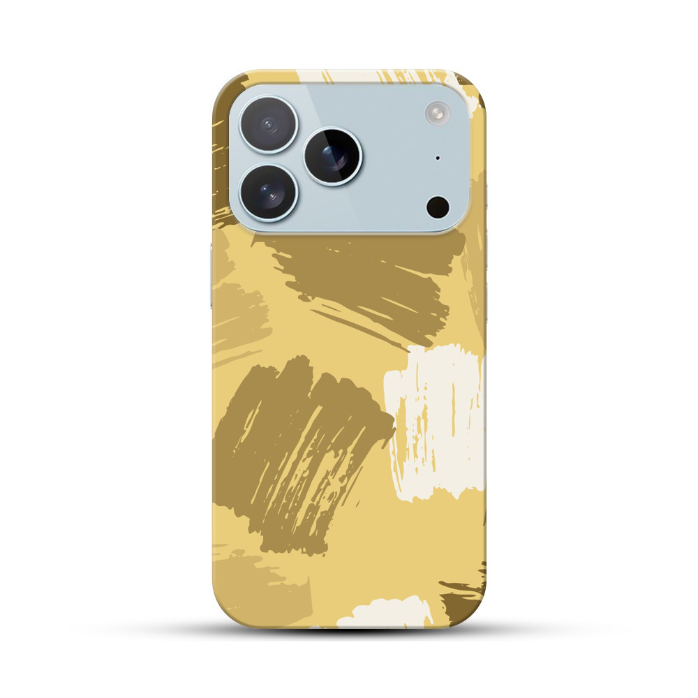 抽象的な色のブラシストローク iPhone 17 Proオリジナルハードケース