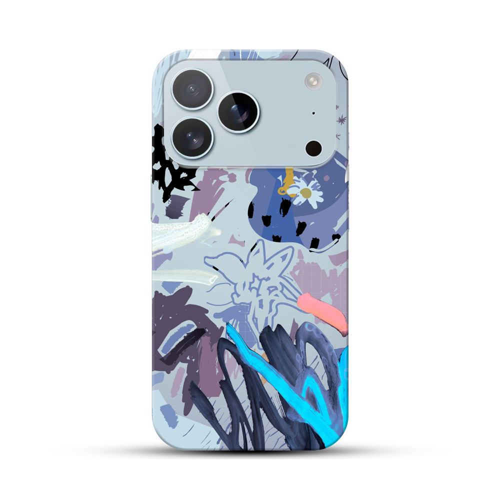 抽象的なアート iPhone 17 Proオリジナルハードケース