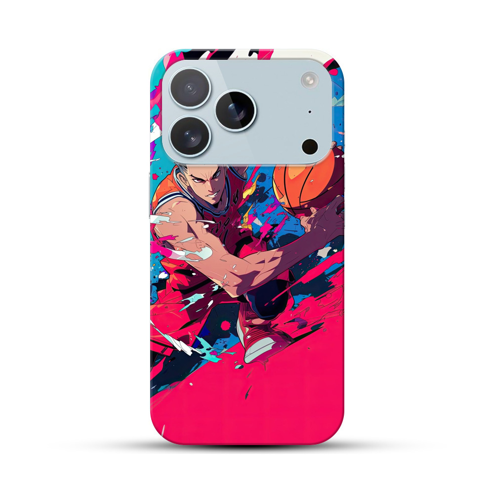 バスケ躍動選手 iPhone 17 Proオリジナルハードケース