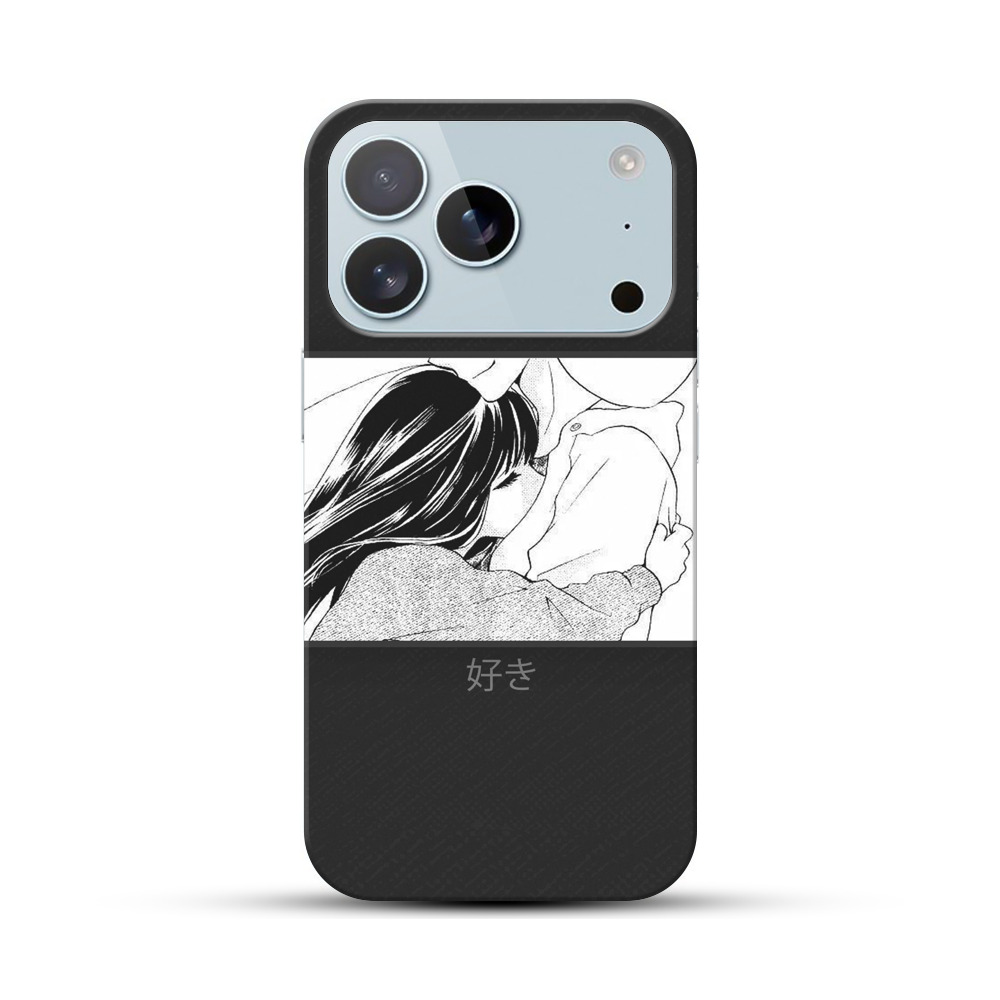 優しい抱擁好き iPhone 17 Proオリジナルハードケース