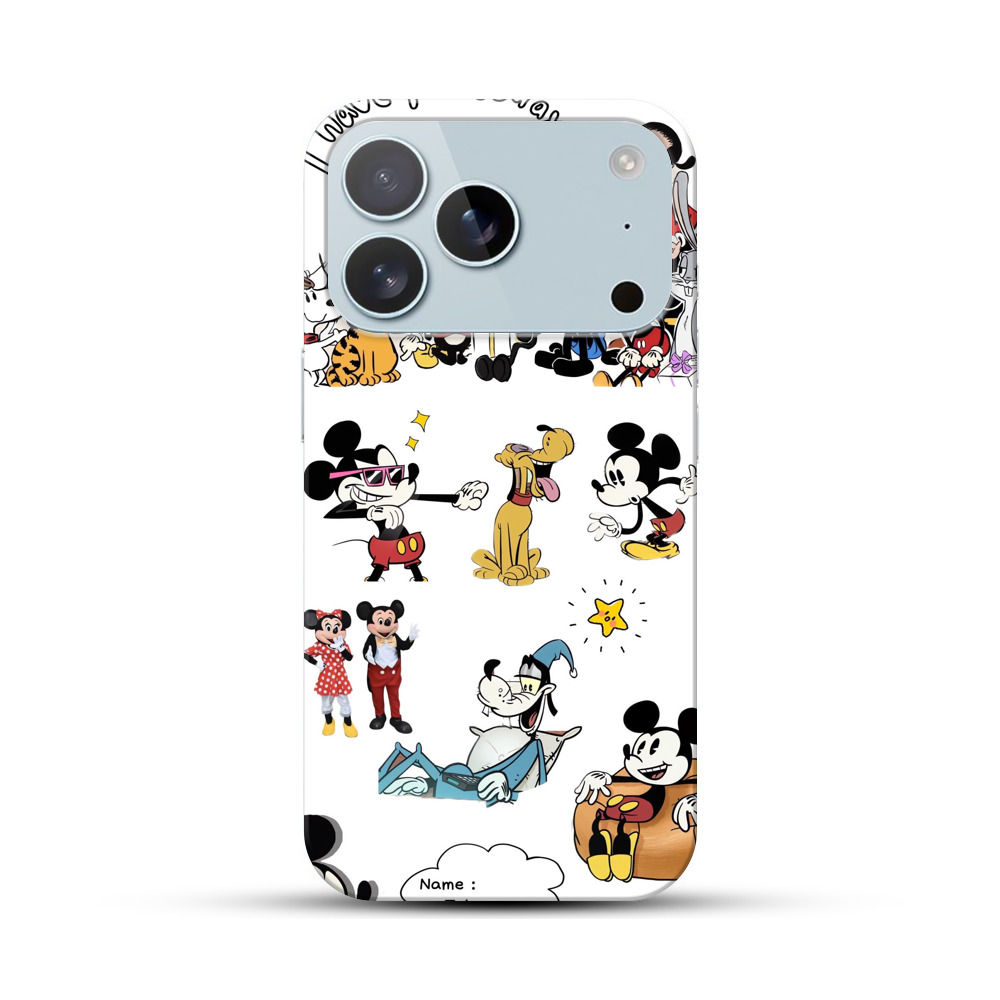 ディズニーキャラクター集合 iPhone 17 Proオリジナルハードケース