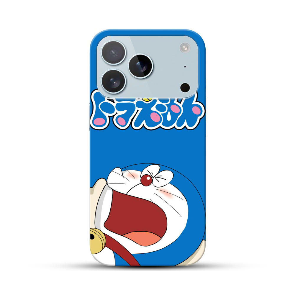 ドラえもんロゴと笑顔 iPhone 17 Proオリジナルハードケース