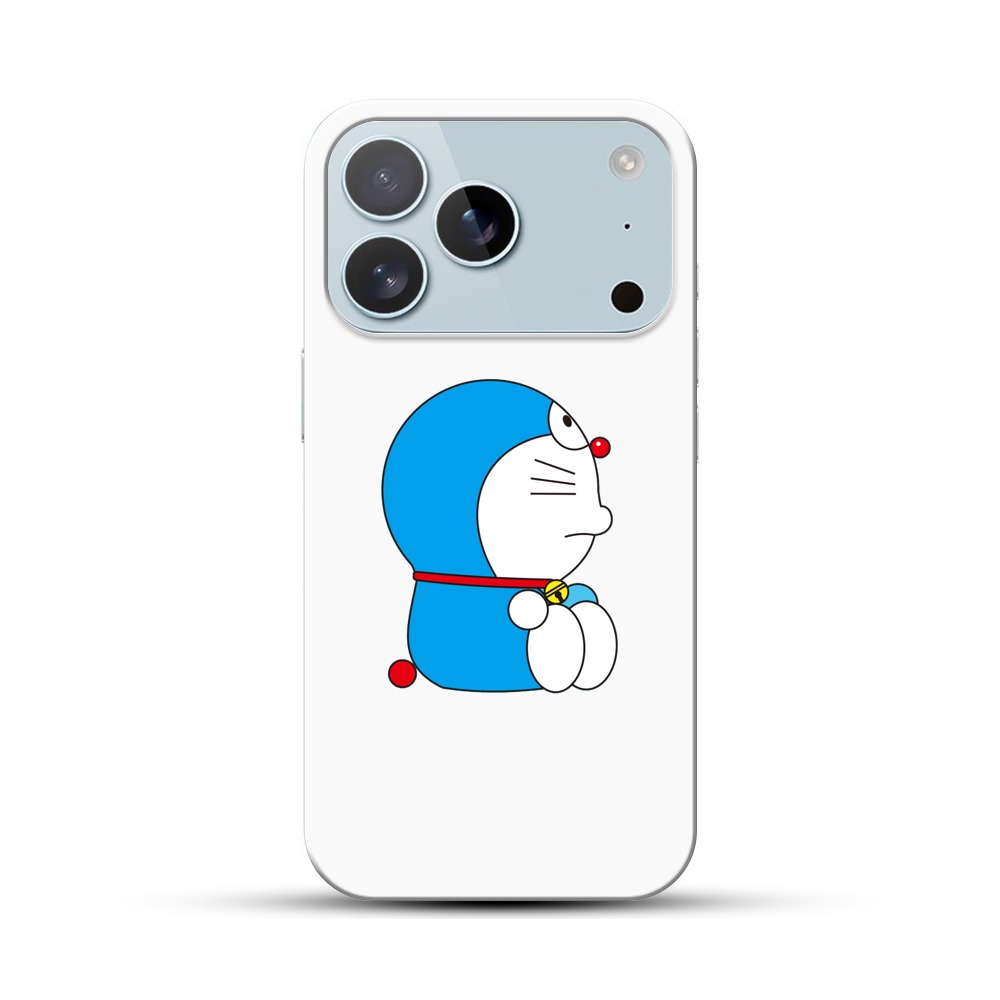 座るドラえもん iPhone 17 Proオリジナルハードケース