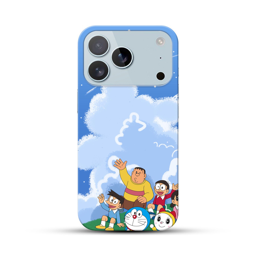 ジャイアンとのび太の雲空 iPhone 17 Proオリジナルハードケース