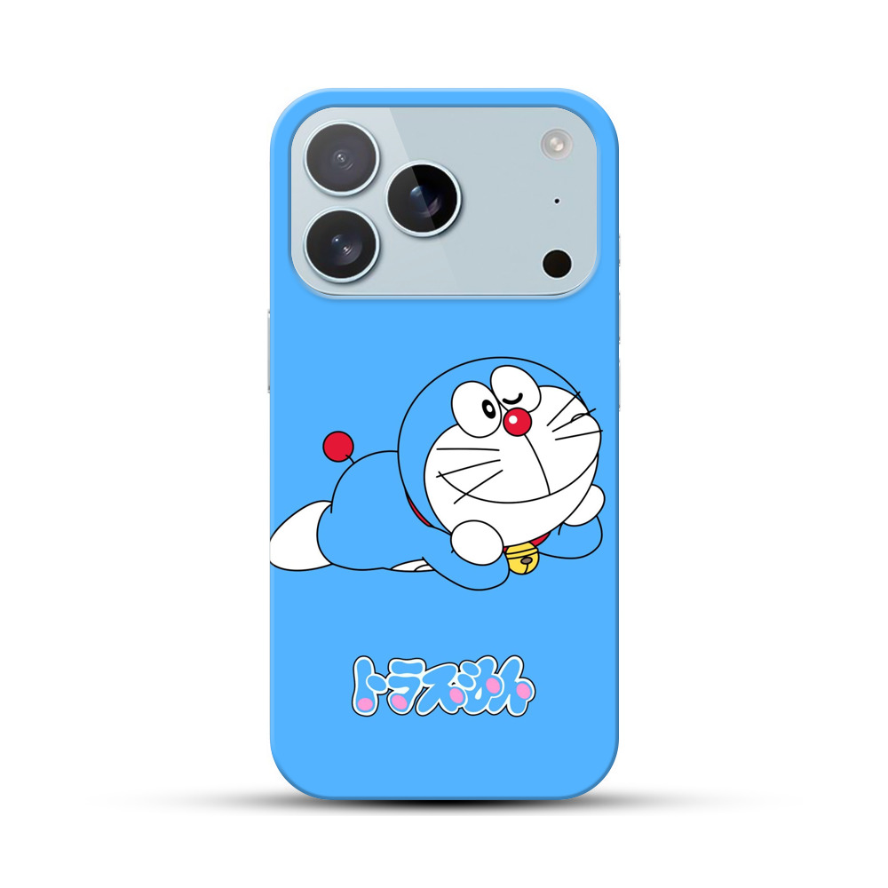 リラックスするドラえもん iPhone 17 Proオリジナルハードケース