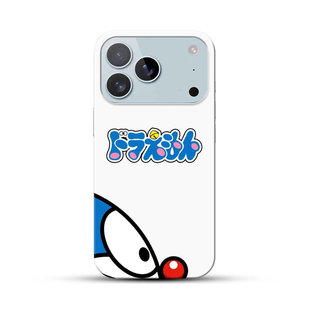 ドラえもんロゴデザイン iPhone 17 Proオリジナルハードケース