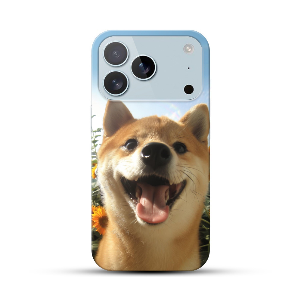 笑顔の柴犬 iPhone 17 Proオリジナルハードケース