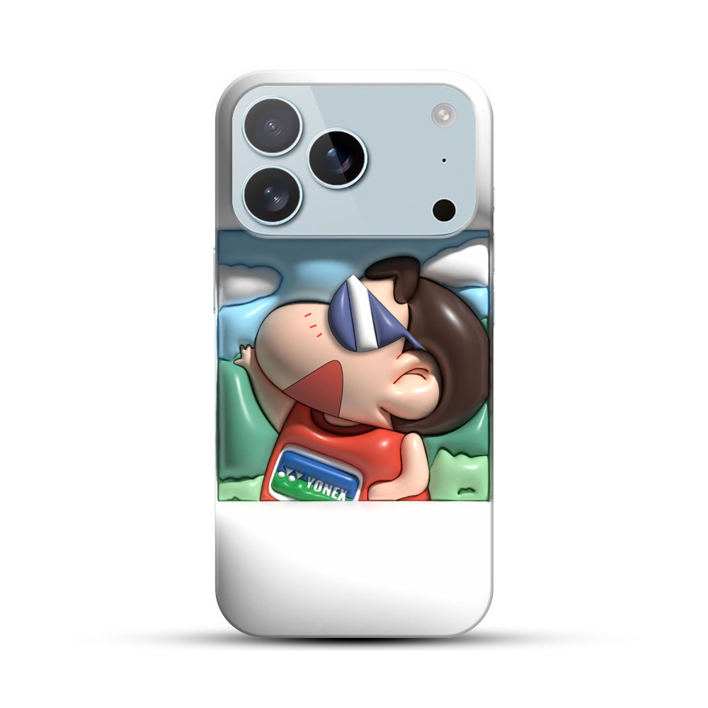 元気なサングラス男子 iPhone 17 Proオリジナルハードケース