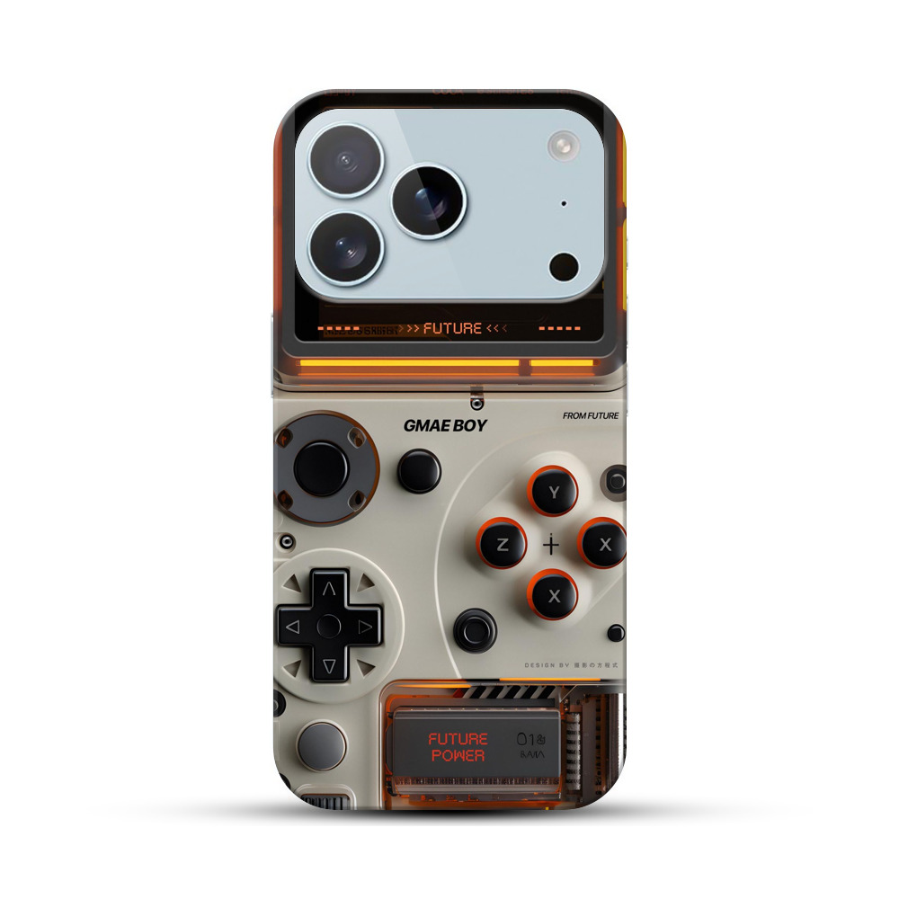 未来感ゲームコントローラー iPhone 17 Proオリジナルハードケース