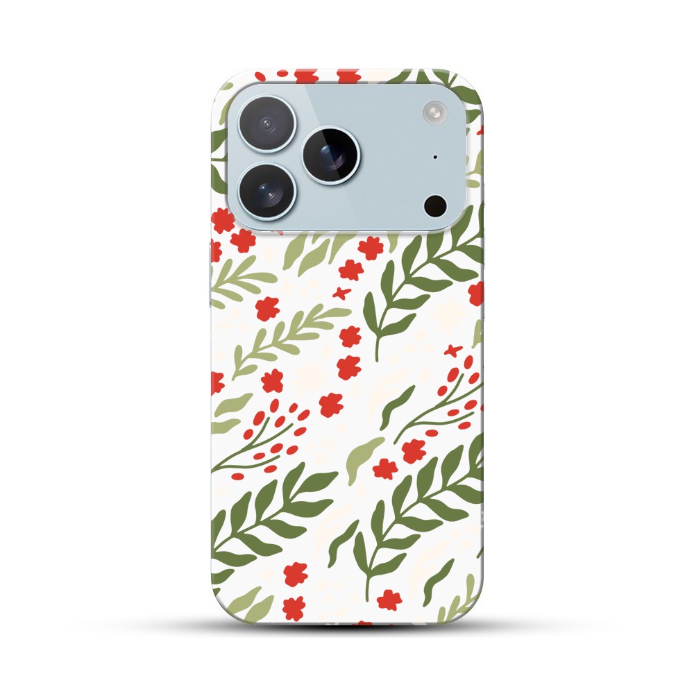 花と葉のパターン mistletoe-joy 花と葉のパターン mistletoe-joy