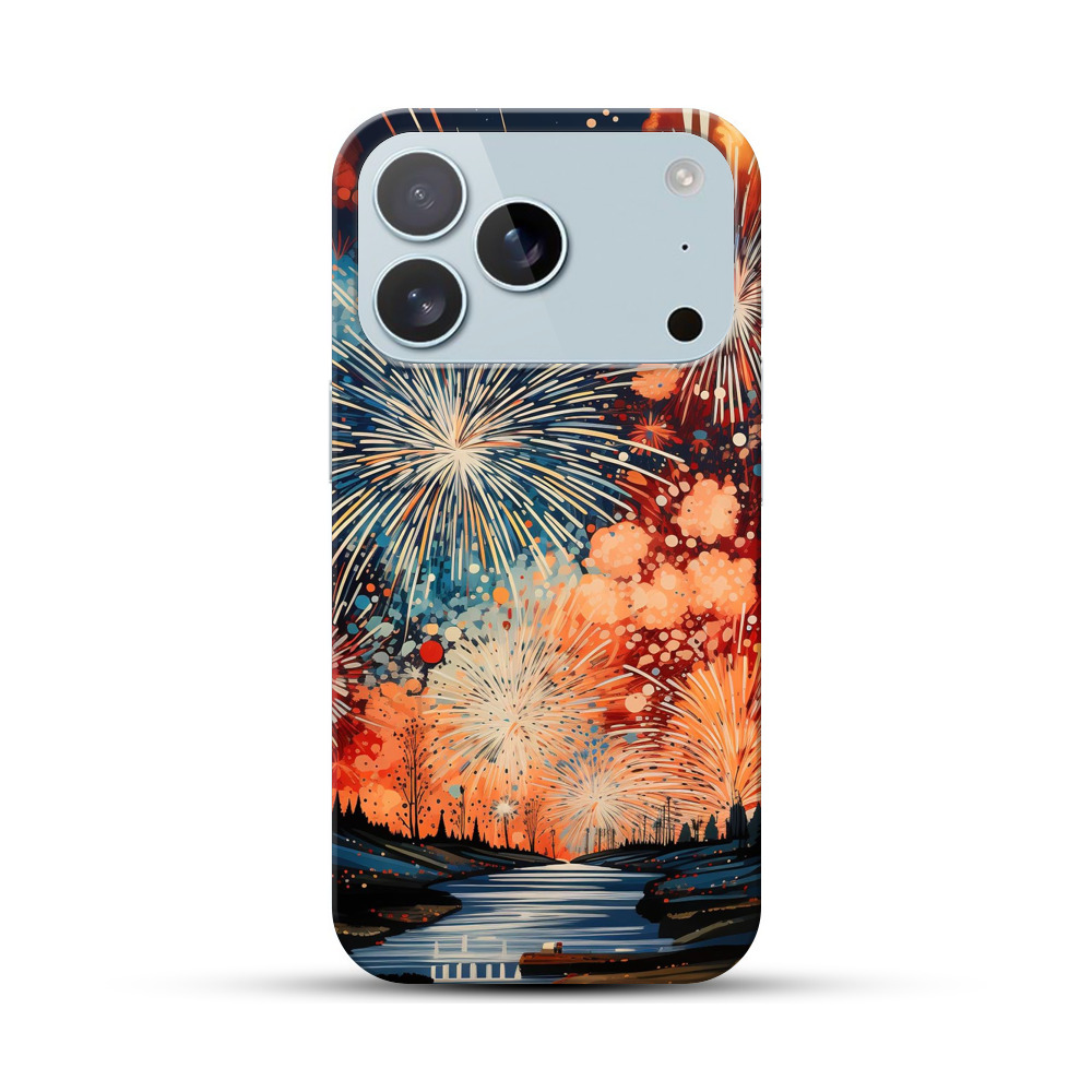 夜空の花火 iPhone 17 Proオリジナルハードケース