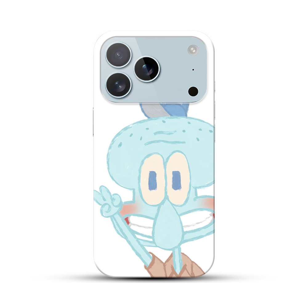 イカちゃんのピースサイン iPhone 17 Proオリジナルハードケース