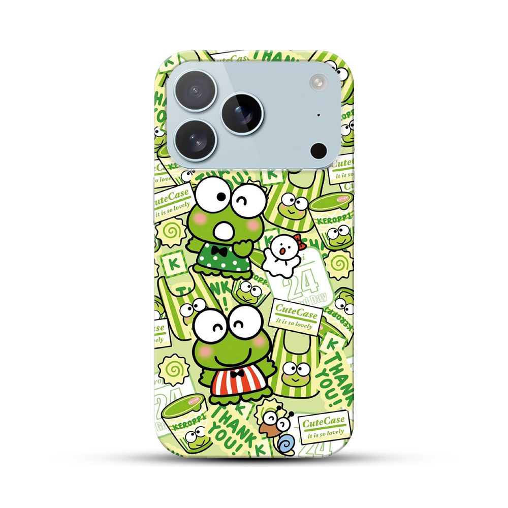 カエルのキャラクター iPhone 17 Proオリジナルハードケース