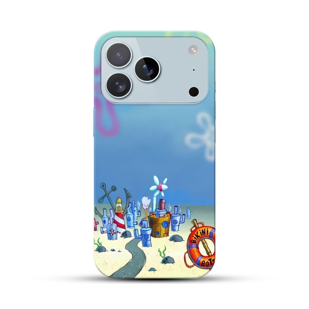 海底都市のイラスト iPhone 17 Proオリジナルハードケース