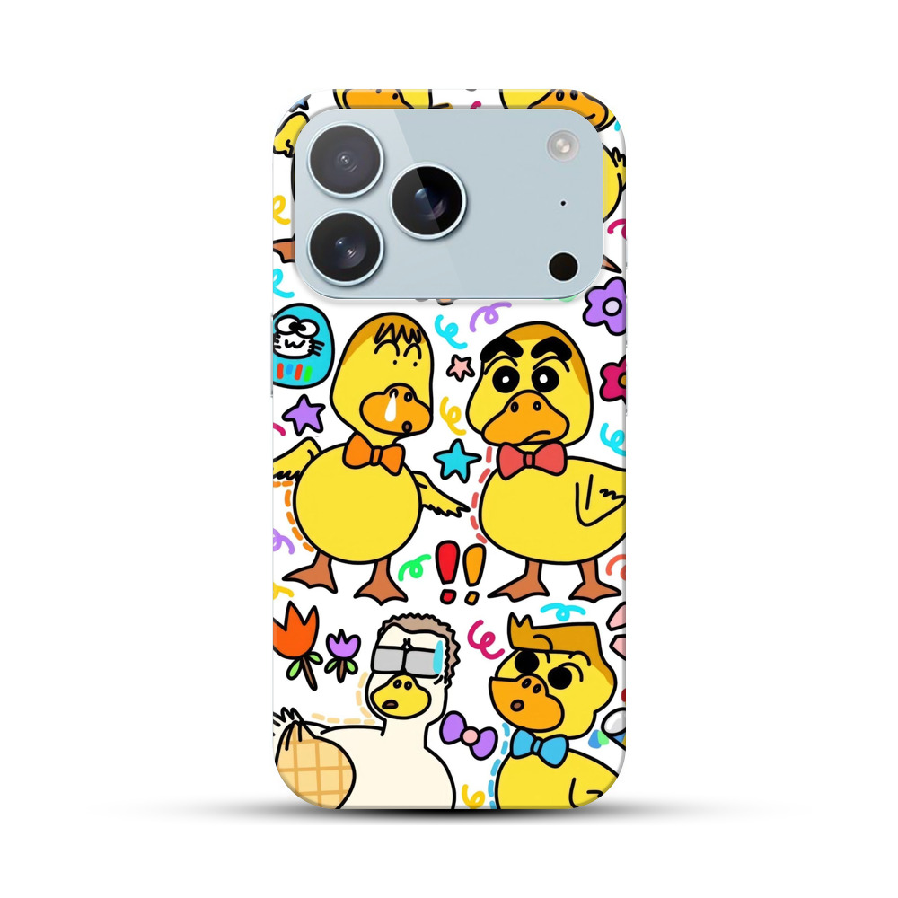 個性的カモキャラ iPhone 17 Proオリジナルハードケース