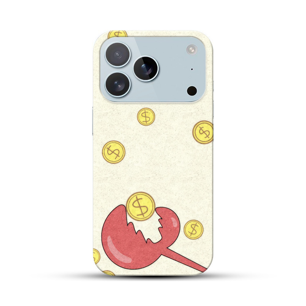 カニとドルコイン iPhone 17 Proオリジナルハードケース