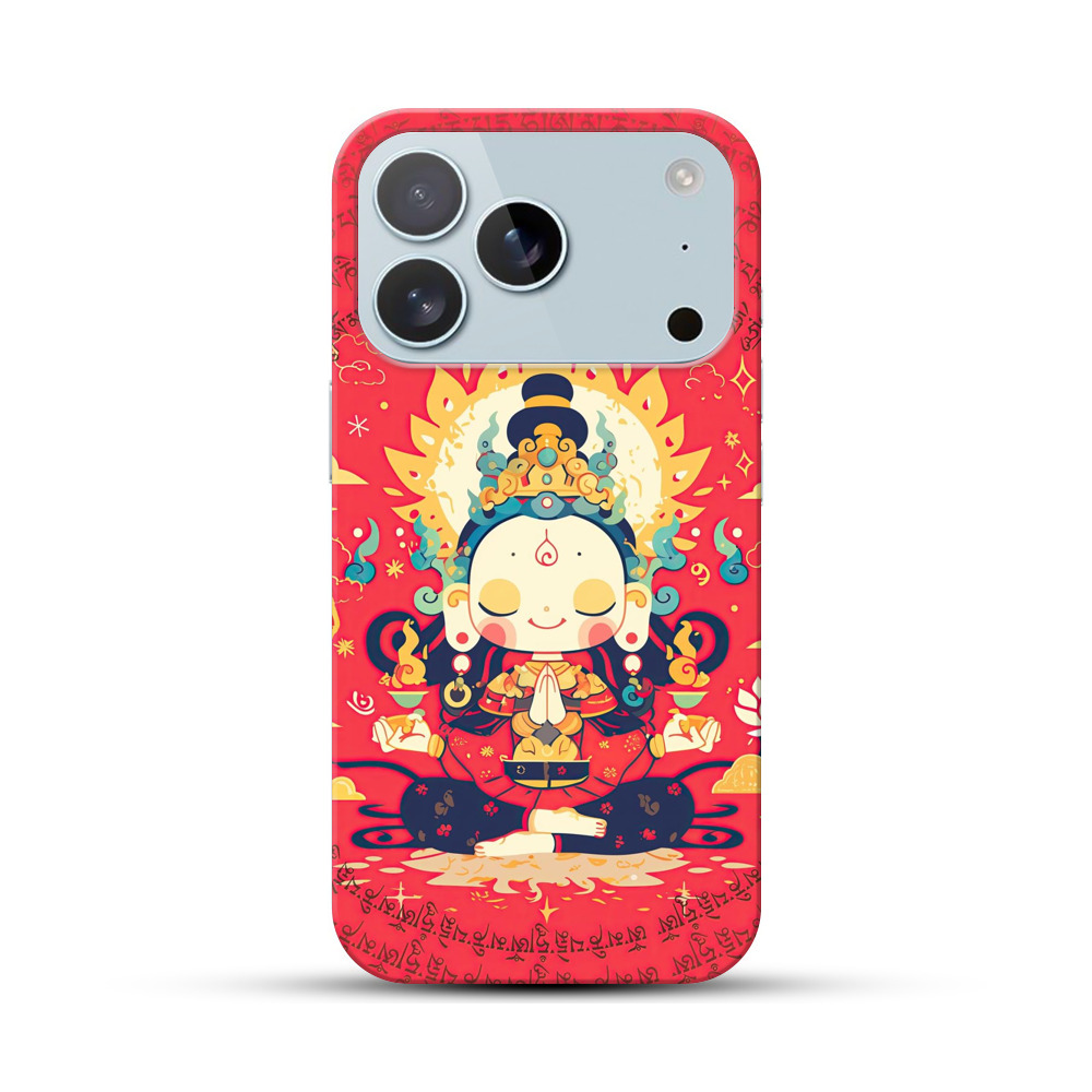 かわいい観音菩薩 iPhone 17 Proオリジナルハードケース
