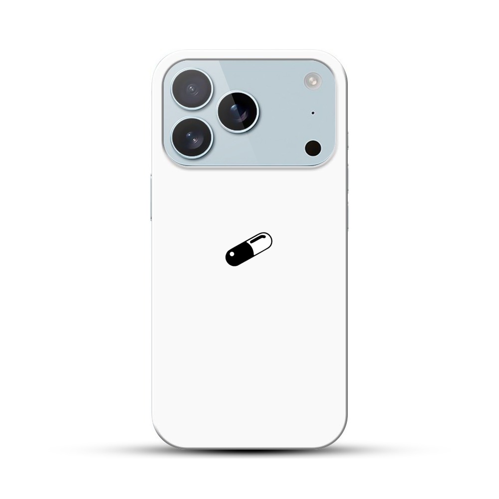 カプセル薬のイラスト iPhone 17 Proオリジナルハードケース