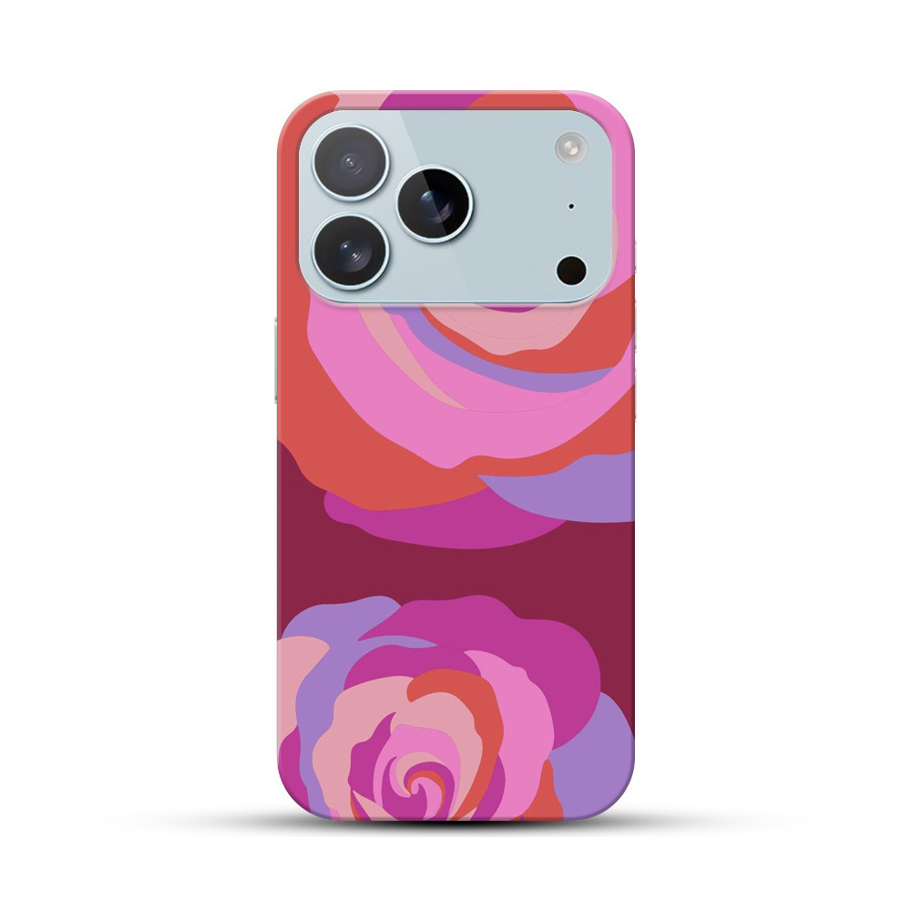 カラフルなバラ iPhone 17 Proオリジナルハードケース