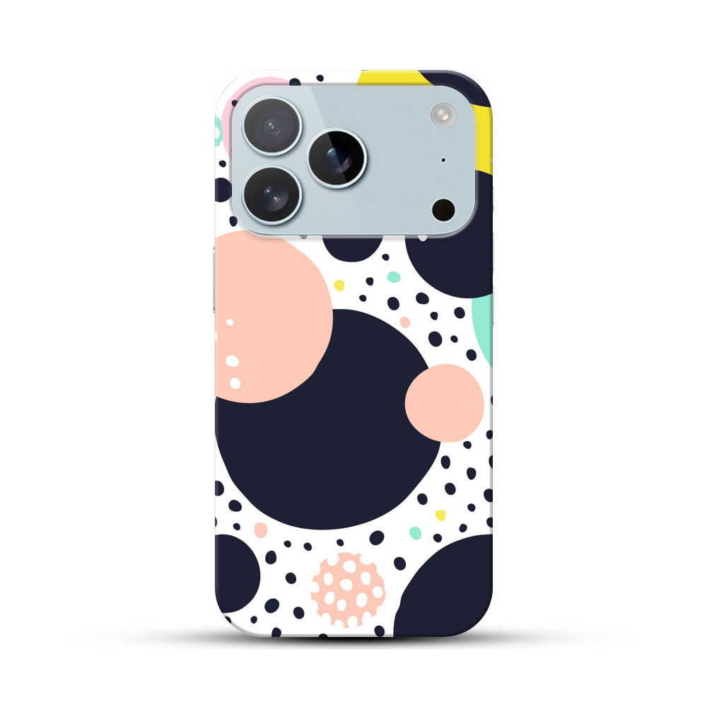 カラフルなドット模様 iPhone 17 Proオリジナルハードケース