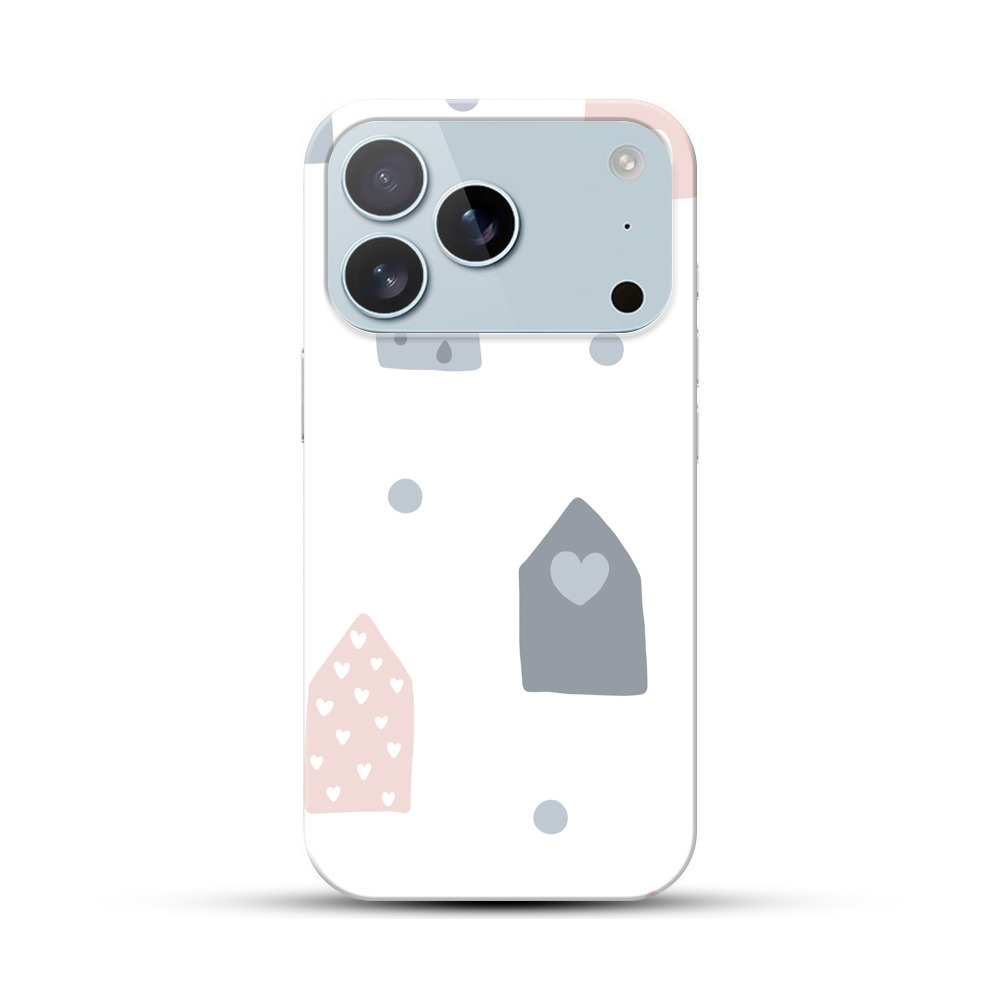 カラフルな家 iPhone 17 Proオリジナルハードケース