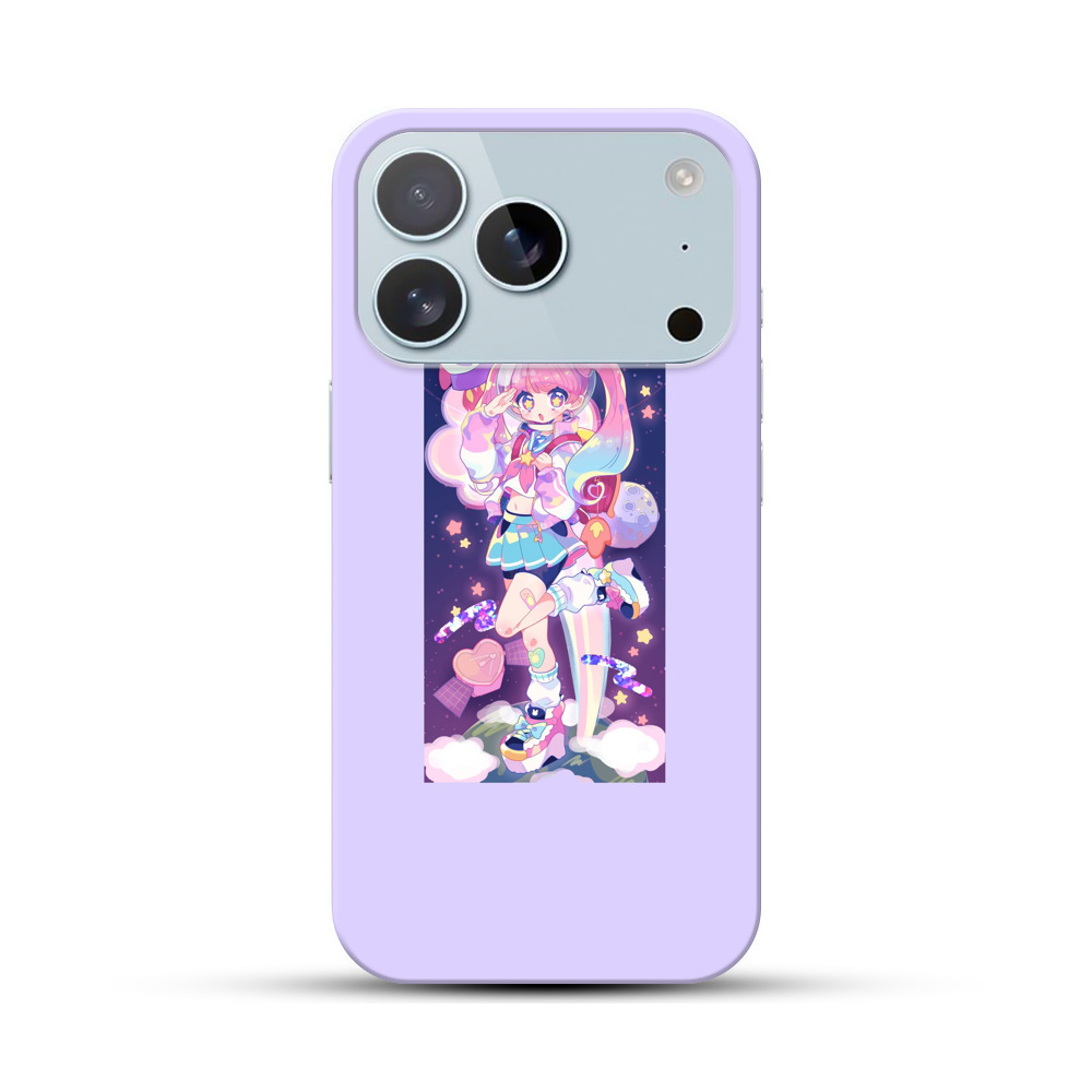カラフルな女の子 iPhone 17 Proオリジナルハードケース