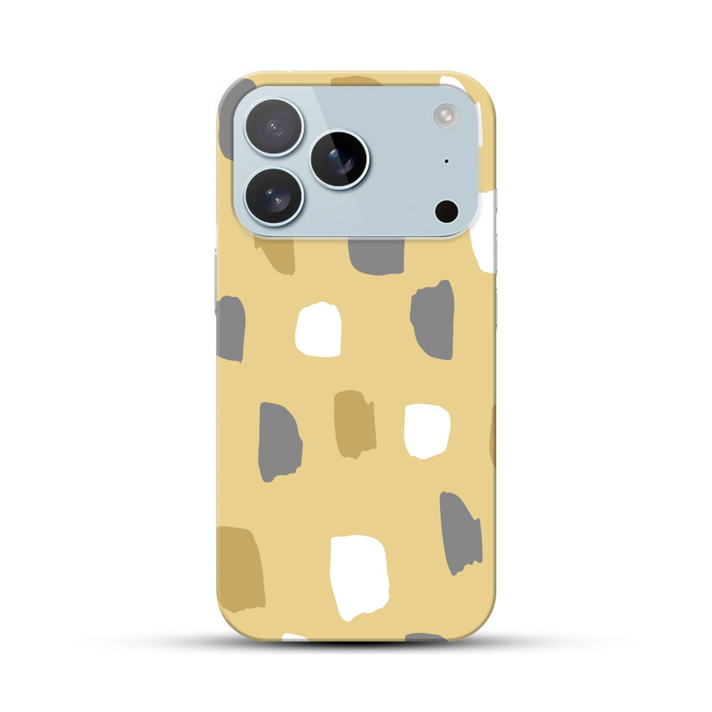 カラフルな抽象的なブラシストロークパターン iPhone 17 Proオリジナルハードケース