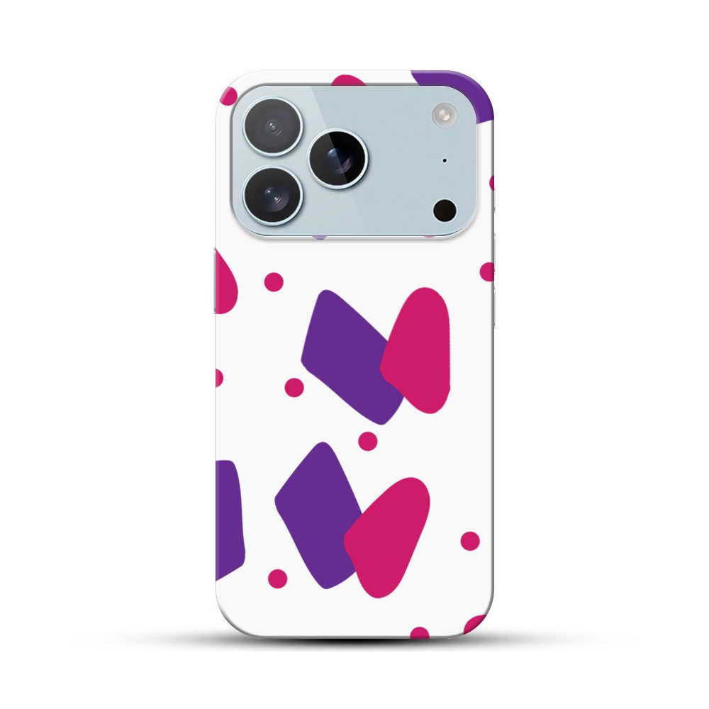 カラフルなパターン iPhone 17 Proオリジナルハードケース