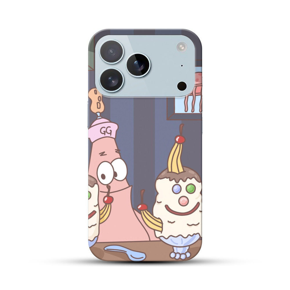 かわいいアイスキャラ iPhone 17 Proオリジナルハードケース