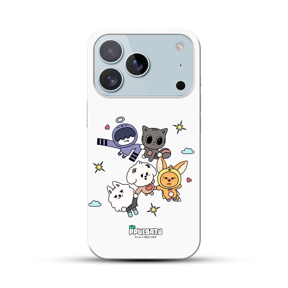 かわいい動物たち iPhone 17 Proオリジナルハードケース