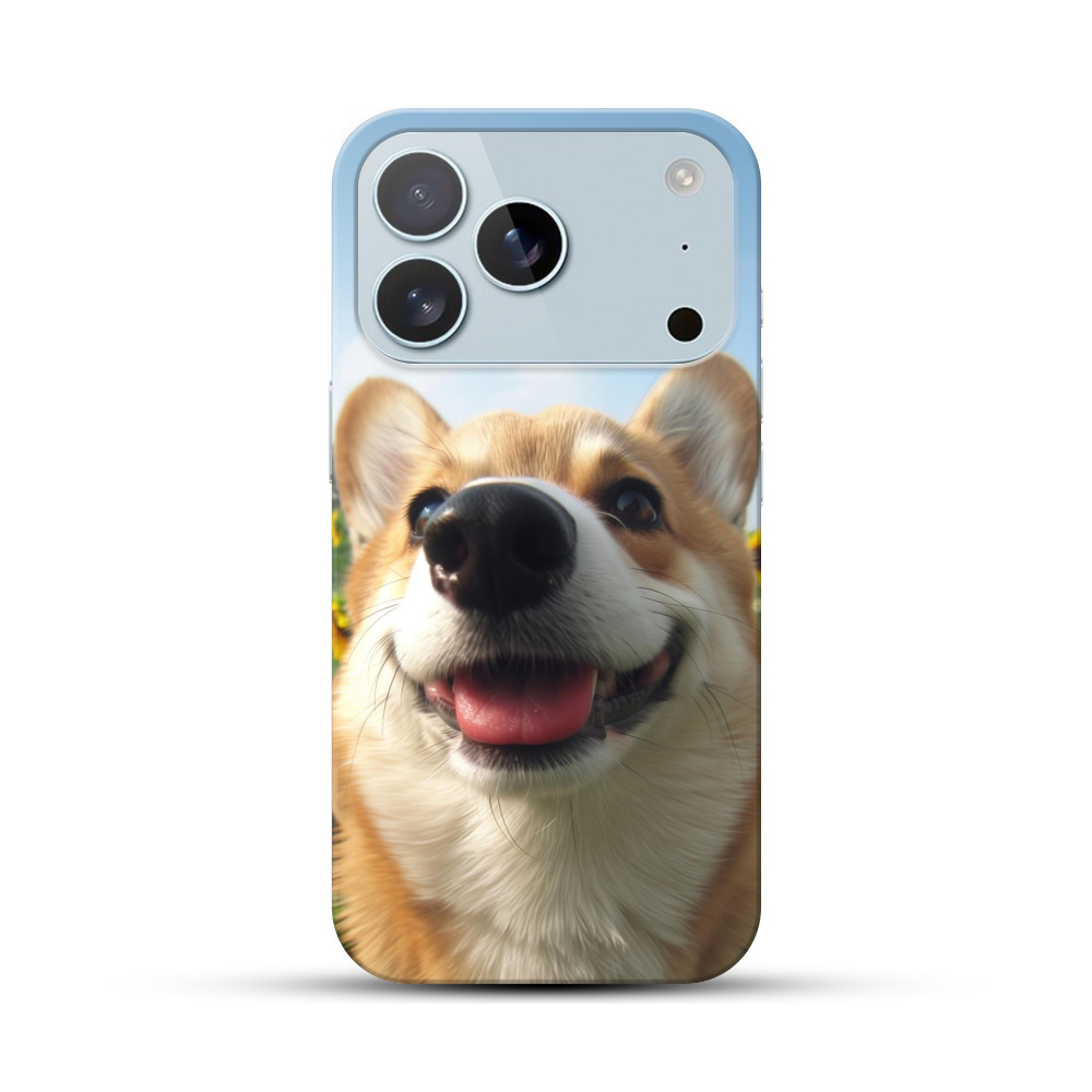 笑顔のコーギー犬 iPhone 17 Proオリジナルハードケース