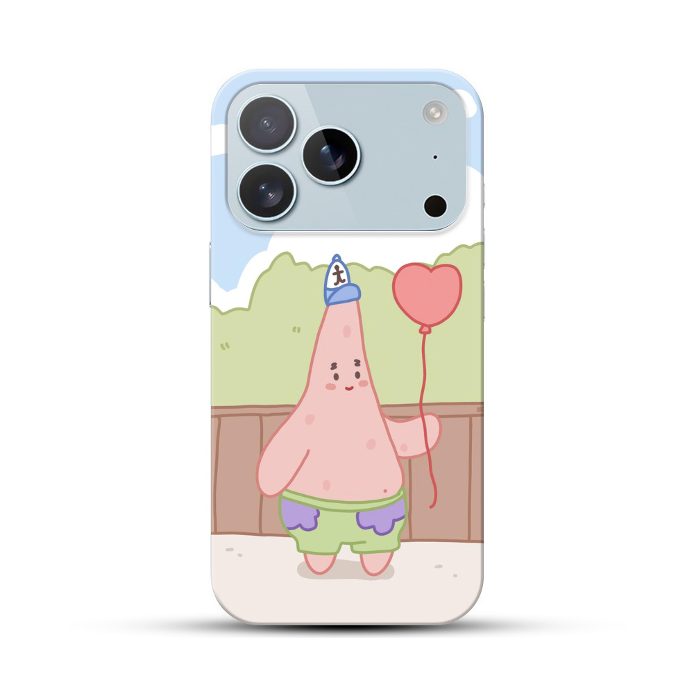 ハート風船のキャラ iPhone 17 Proオリジナルハードケース