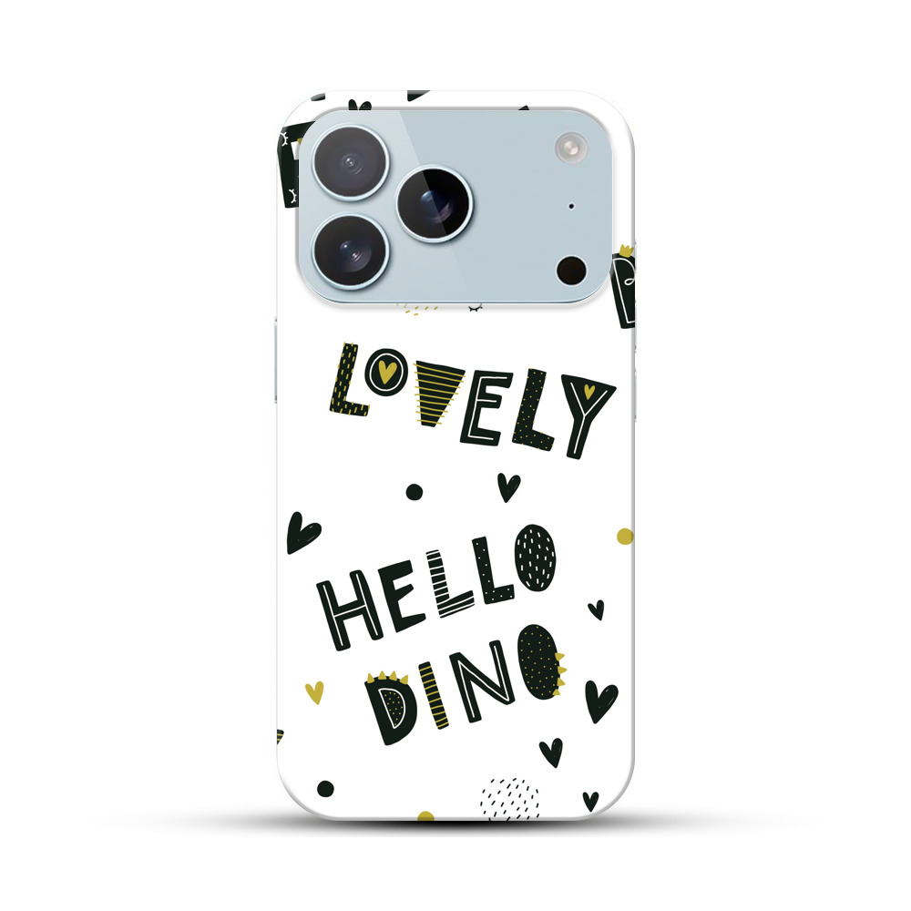 かわいい文字 iPhone 17 Proオリジナルハードケース