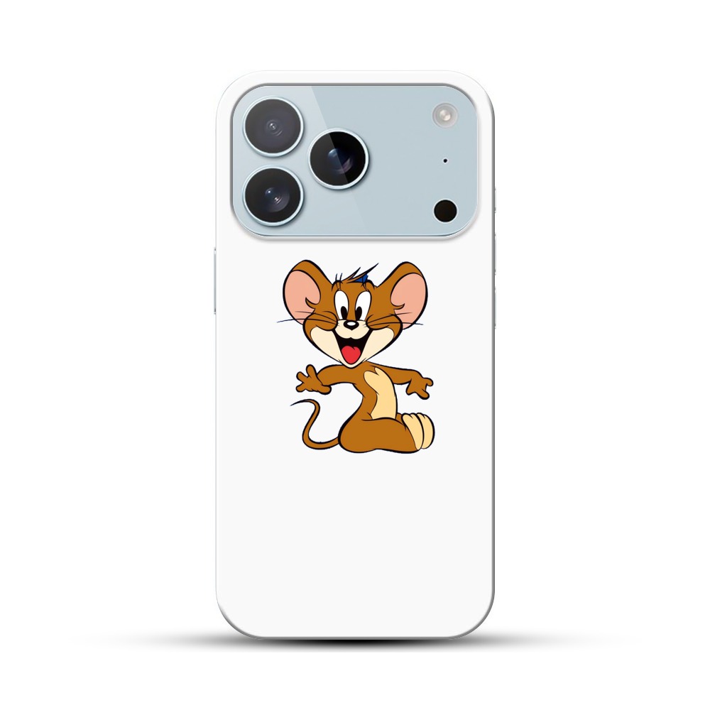 かわいいネズミキャラ iPhone 17 Proオリジナルハードケース