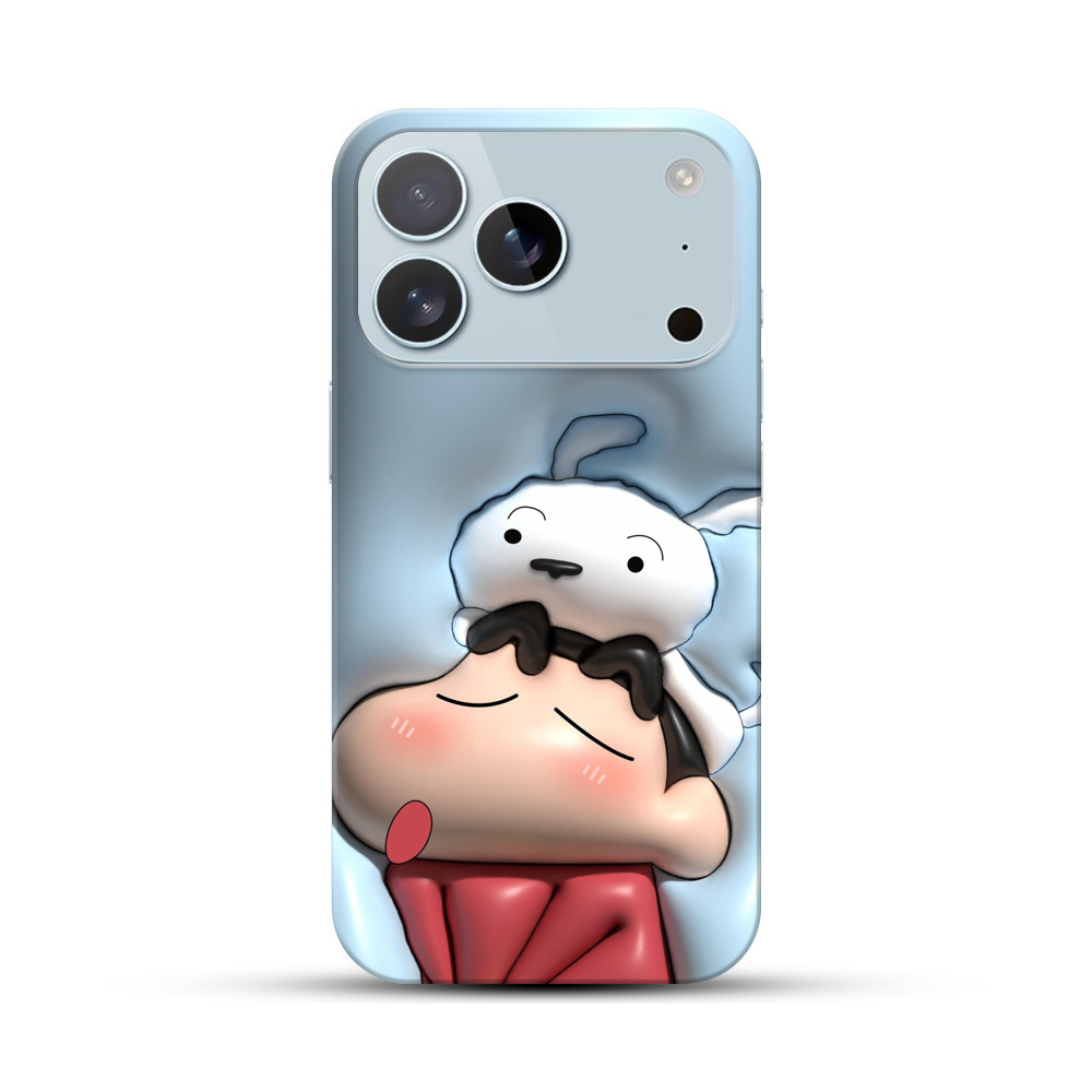 かわいい白い犬 iPhone 17 Proオリジナルハードケース