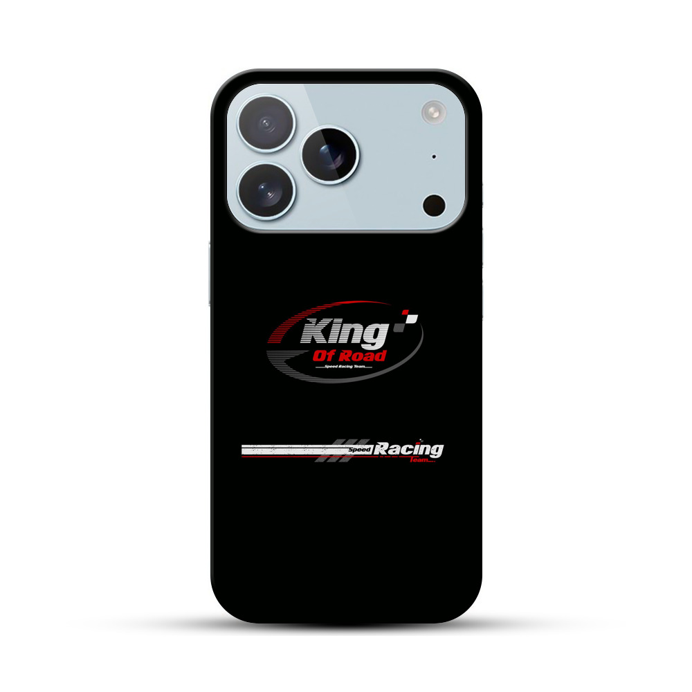 キングオブロードレーシングロゴ iPhone 17 Proオリジナルハードケース