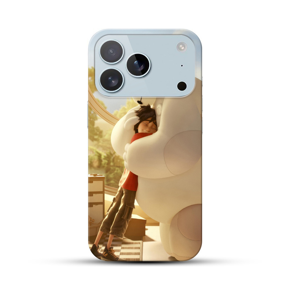 心温まるロボット抱擁 iPhone 17 Proオリジナルハードケース