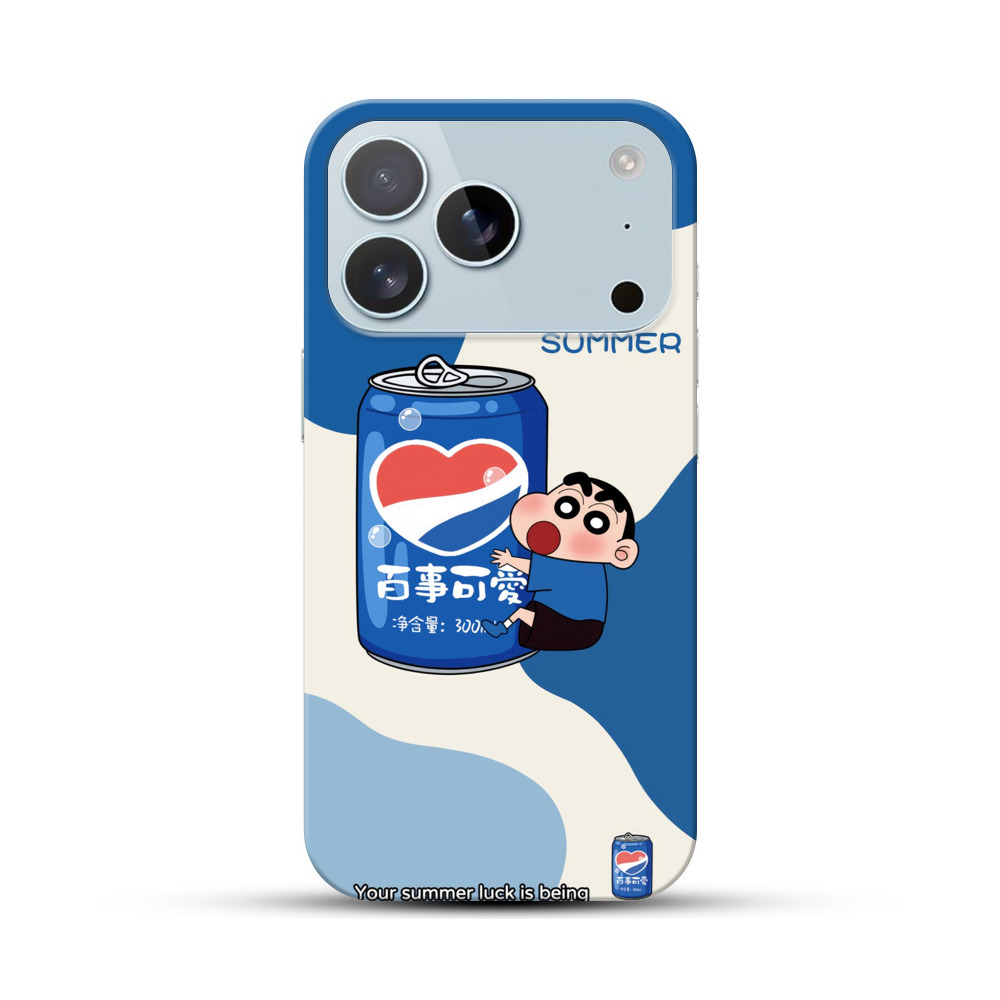 クレヨンしんちゃん青缶 iPhone 17 Proオリジナルハードケース