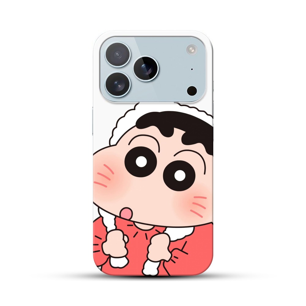 しんちゃんのかわいい顔アップ iPhone 17 Proオリジナルハードケース