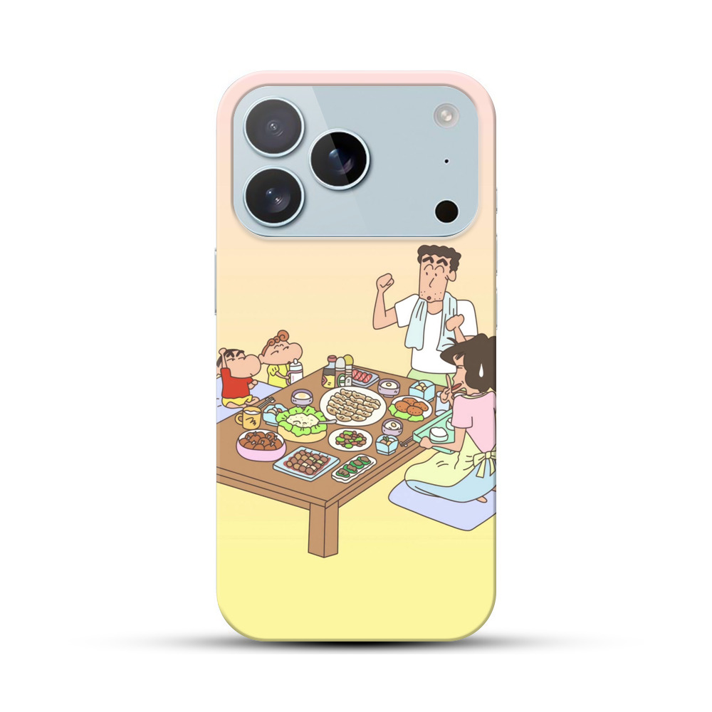 家族の食卓風景 iPhone 17 Proオリジナルハードケース