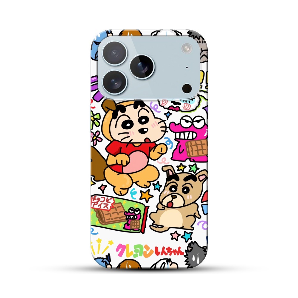 クレヨンしんちゃんキャラ iPhone 17 Proオリジナルハードケース