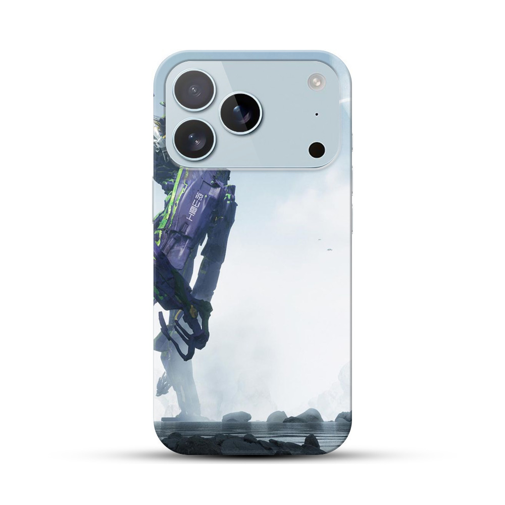 月夜の巨大ロボットケース用 iPhone 17 Proオリジナルハードケース