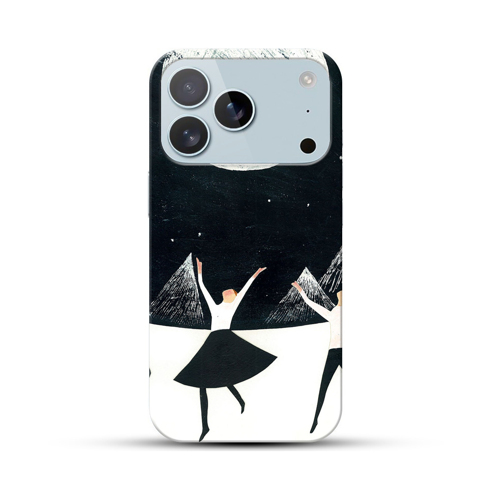 満月の夜に踊る三人 iPhone 17 Proオリジナルハードケース