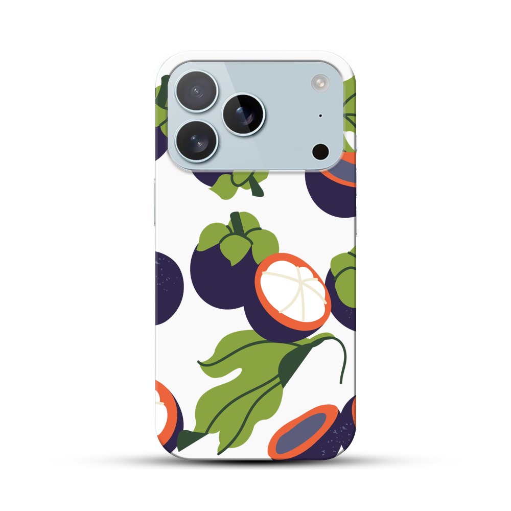 マンゴスチンのイラスト iPhone 17 Proオリジナルハードケース