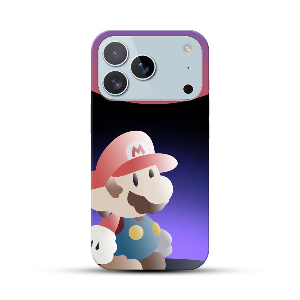 マリオのデザイン iPhone 17 Proオリジナルハードケース