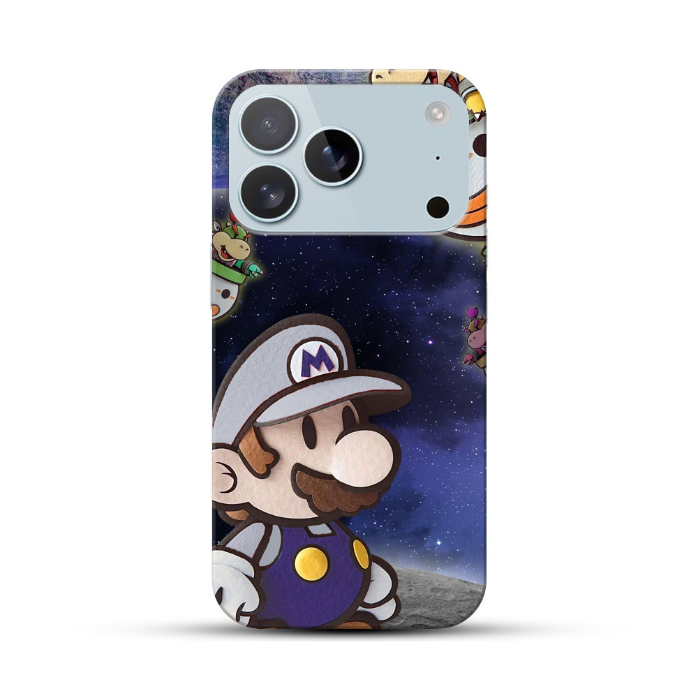 宇宙のマリオとクッパジュニア iPhone 17 Proオリジナルハードケース