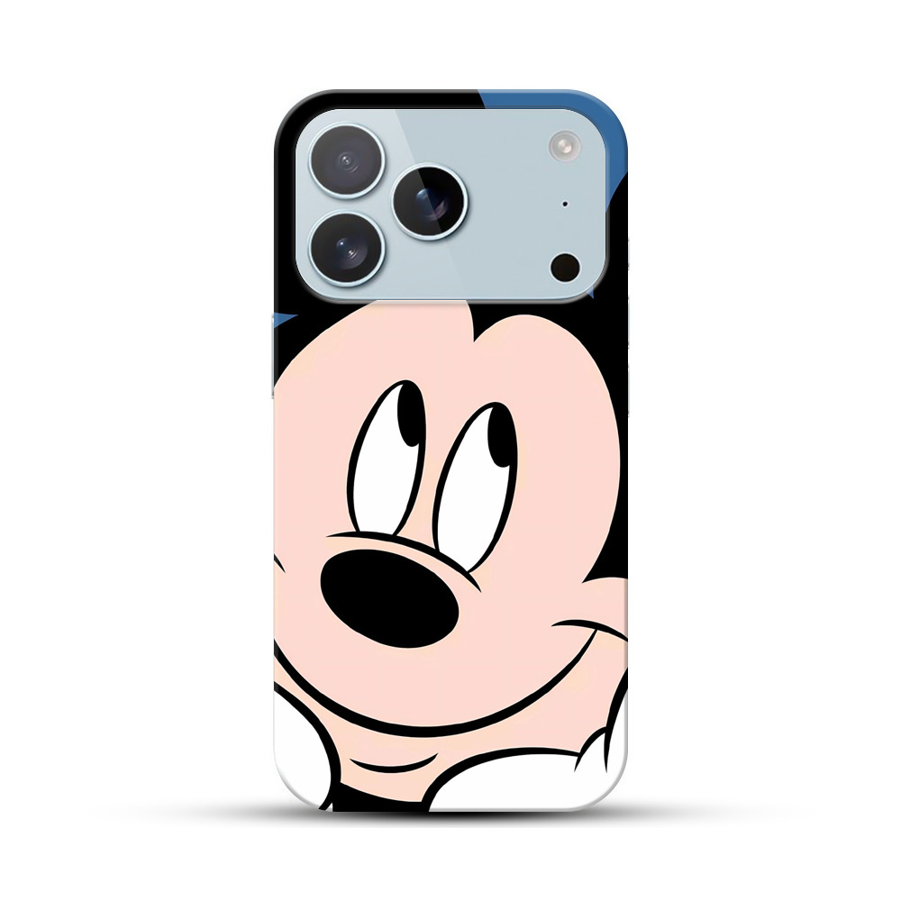 ミッキーマウス顔アップ iPhone 17 Proオリジナルハードケース