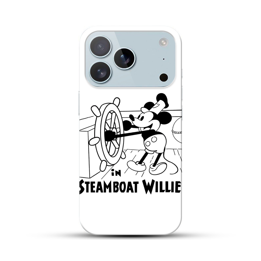 ミッキーマウス舵取り iPhone 17 Proオリジナルハードケース