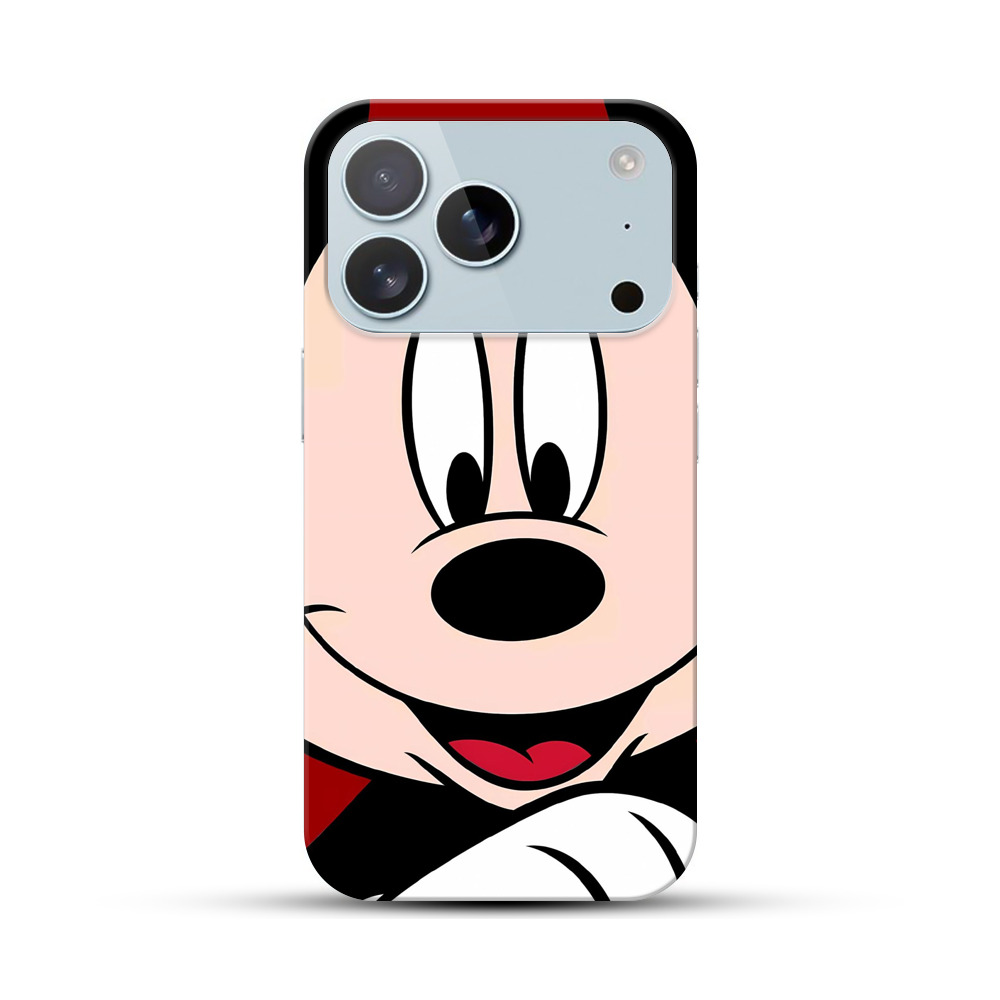 ミッキーマウス顔アップ iPhone 17 Proオリジナルハードケース