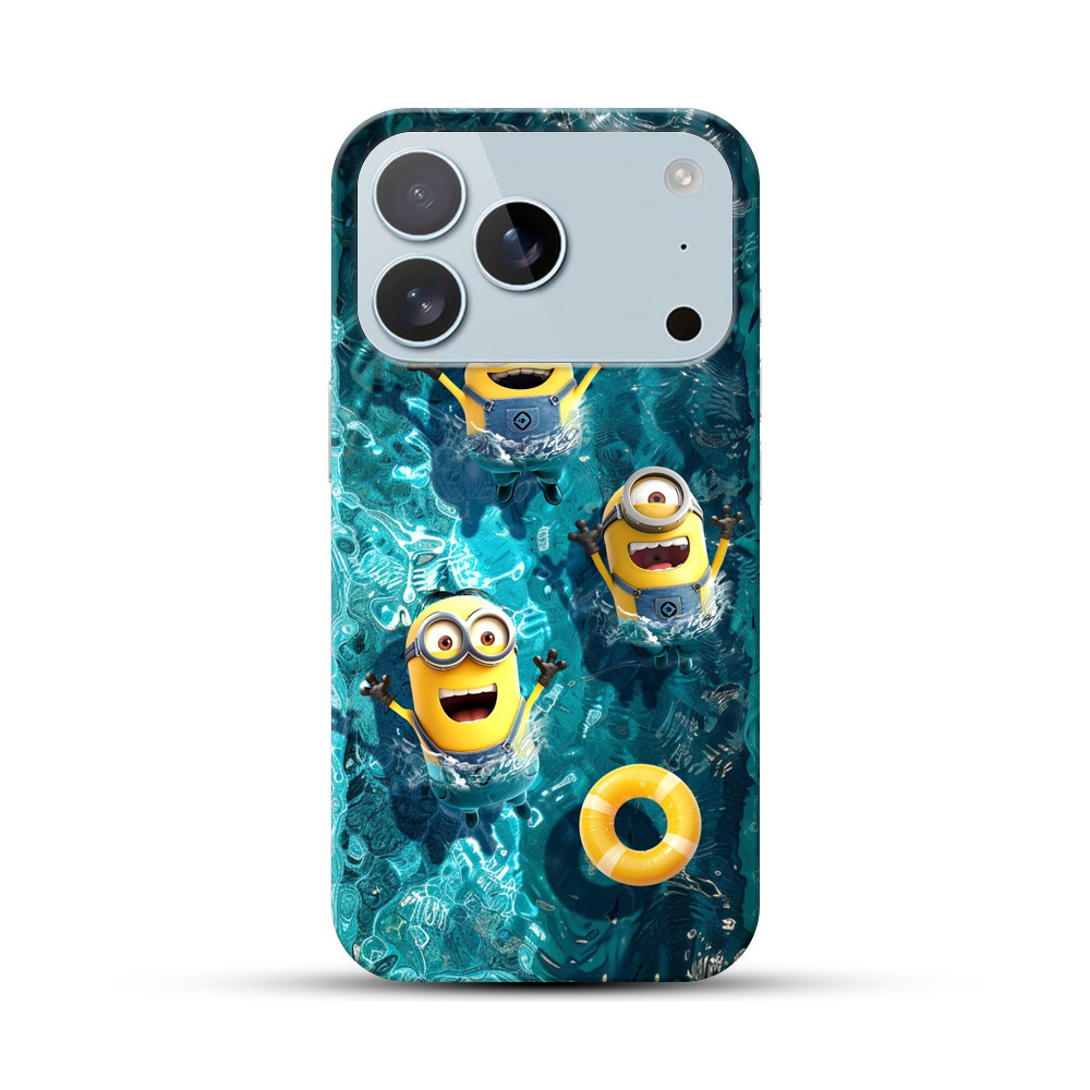 ミニオンのプール遊び iPhone 17 Proオリジナルハードケース